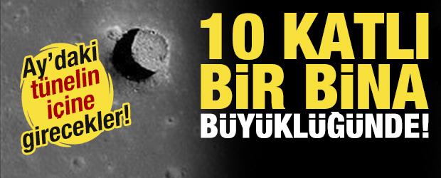 10 katlı bina derinliğindeki sır! Ay'ın karanlık t&uuml;nellerine girmeye hazırlanıyorlar!