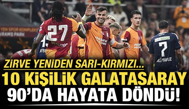 10 kişilik Galatasaray 90'da hayata d&ouml;nd&uuml;!