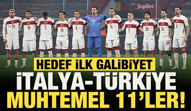 A Milli Takım zorlu deplasmanda! İtalya-T&uuml;rkiye muhtemel 11'ler