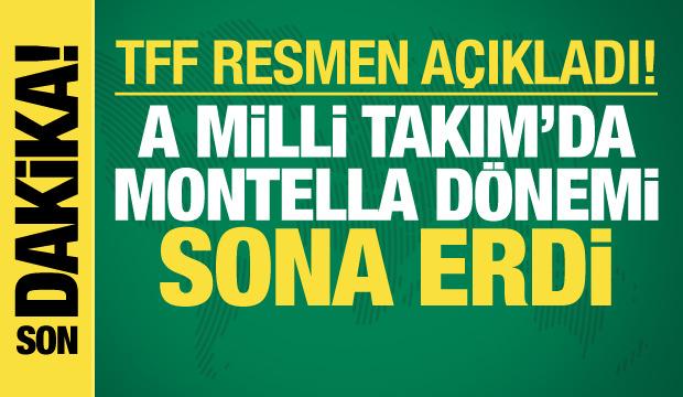 A Milli Takım'da Montella d&ouml;nemi sona erdi!