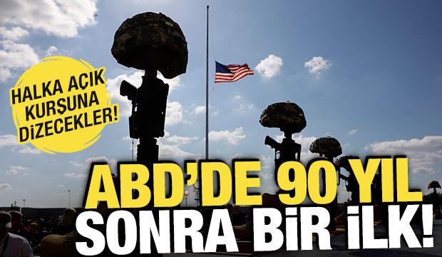 ABD'de 90 yıl sonra bir ilk! Halka a&ccedil;ık kurşuna dizecekler