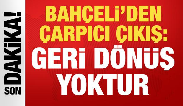 Bah&ccedil;eli'den fon soruşturması &ccedil;ıkışı: Hukuki sonu&ccedil; alınmadan su&ccedil;lamalar yapılması yanlış