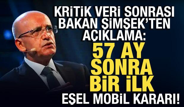 Bakan Şimşek: Yıllık enflasyon 57 ay sonra y&uuml;zde 30'un altına geriledi