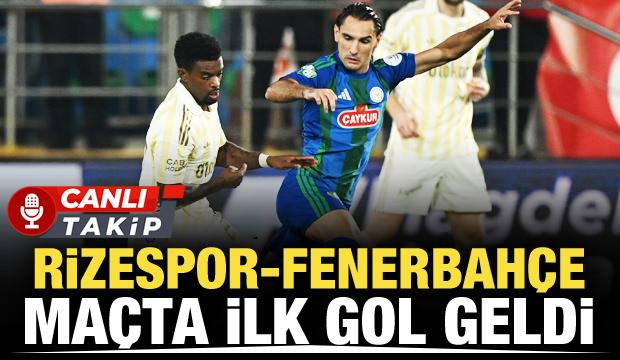 &Ccedil;aykur Rizespor-Fenerbah&ccedil;e! CANLI