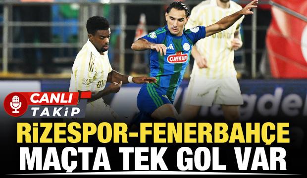 &Ccedil;aykur Rizespor-Fenerbah&ccedil;e! CANLI