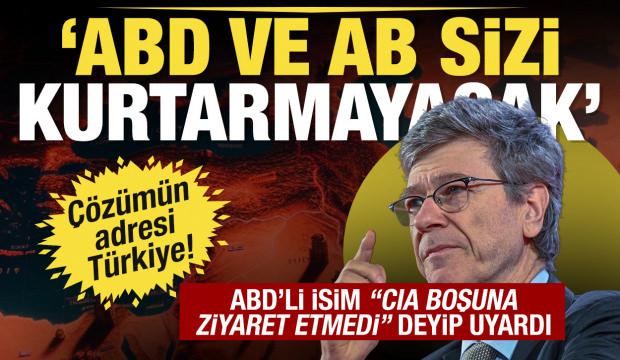 &Ccedil;&ouml;z&uuml;m&uuml;n adresi T&uuml;rkiye! Prof. Dr. Jeffrey Sachs uyardı: ABD ve AB sizi kurtarmayacak