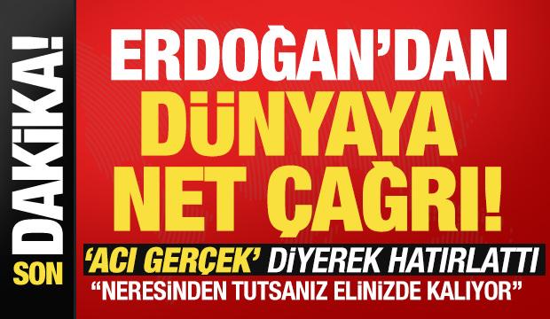 Erdoğan 'acı ger&ccedil;ek' diyerek d&uuml;nyaya &ccedil;ağrı yaptı: 'Adalet sistemi ağır yaralı'