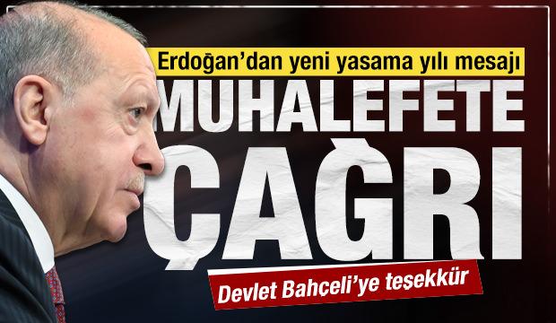Cumhurbaşkanı Erdoğan'dan yeni yasama yılı mesajı: Muhalefete &ccedil;ağrı yaptı
