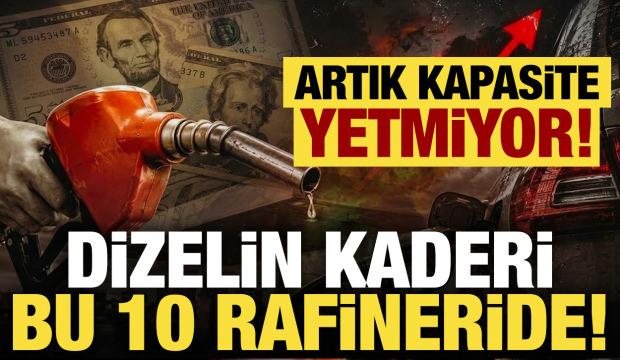 Dizel piyasasının kaderi bu 10 dev rafineride!