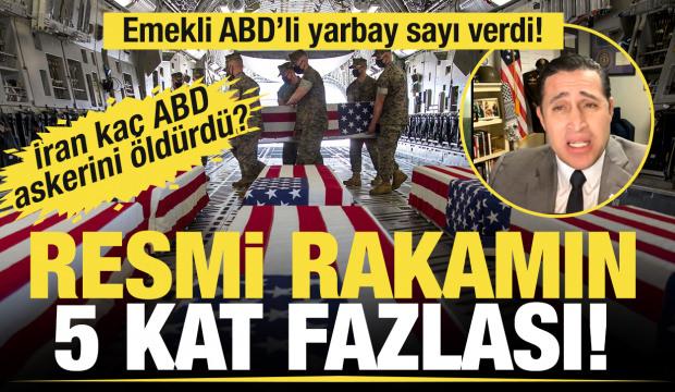 Emekli ABD'li yarbay Aguilar rakamı açıkladı: Ölen ABD askeri açıklanandan 5 kat fazla!