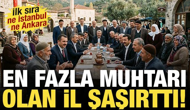 En fazla muhtarı olan il şaşırttı! İlk sıra ne İstanbul ne Ankara...