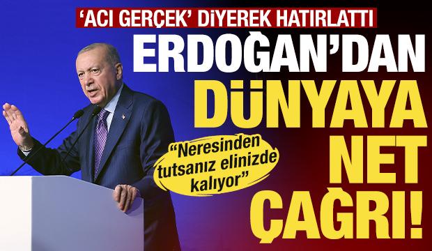 Erdoğan 'acı ger&ccedil;ek' diyerek d&uuml;nyaya &ccedil;ağrı yaptı: 'Adalet sistemi ağır yaralı'
