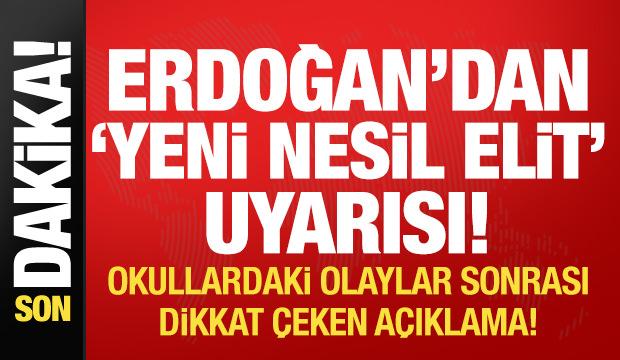Erdoğan'dan 'tekno oligark' uyarısı: Hedef kitleleri gen&ccedil;lerimiz