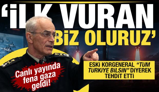 Eski Yunan Korgeneral Kampas'tan tehdit: T&uuml;m T&uuml;rkiye bilsin, ilk vuran biz oluruz