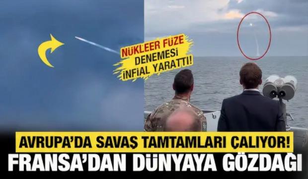 Fransa n&uuml;kleer f&uuml;zeyi ateşledi! Nefeslerin tutulduğu anlar...