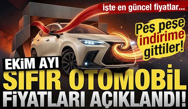İndirim i&ccedil;in yarıştılar! İşte 2026 Ekim ayı kampanyalı sıfır km otomobil fiyatları!