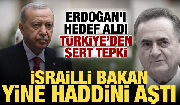 İsrailli bakan Katz'dan Erdoğan&rsquo;a k&uuml;stah s&ouml;zler! T&uuml;rkiye'den tepki geldi
