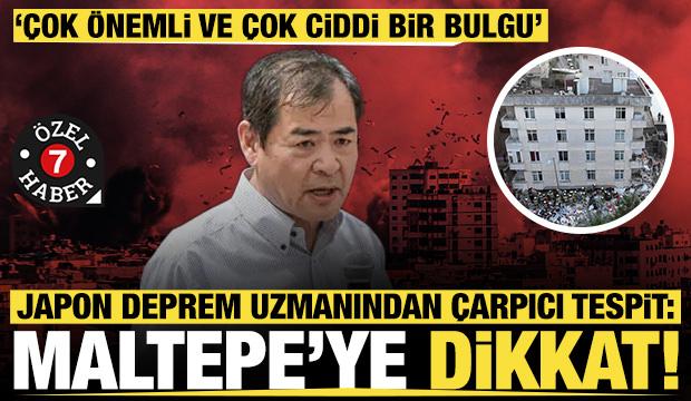 Japon deprem uzmanından &ccedil;arpıcı tespit: 'Maltepe'ye dikkat! Deprem yokken bunlar oluyor'