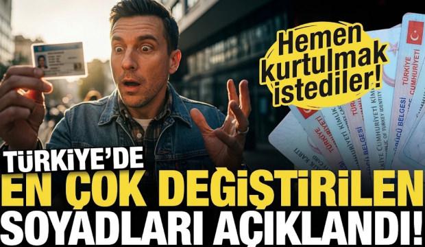 Kimliğinde g&ouml;ren N&uuml;fus M&uuml;d&uuml;rl&uuml;ğ&uuml;ne koşuyor! İşte en &ccedil;ok değiştirilen soyisimleri...