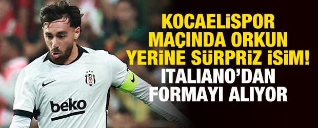 Kocaelispor ma&ccedil;ında Orkun K&ouml;k&ccedil;&uuml; yerine s&uuml;rpriz isim! Italiano'dan formayı alıyor