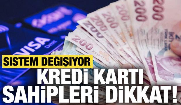 Kredi kartı sahipleri dikkat! Limitler yeniden d&uuml;zenlenecek