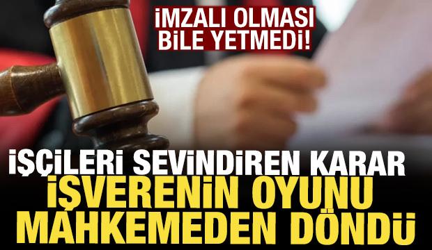 Mahkemeden emsal karar: Tarihsiz istifa dilek&ccedil;esi ge&ccedil;ersiz sayıldı