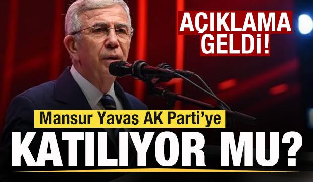 Mansur Yavaş AK Parti'ye katılıyor mu? G&uuml;ndem olan iddiaya yanıt!