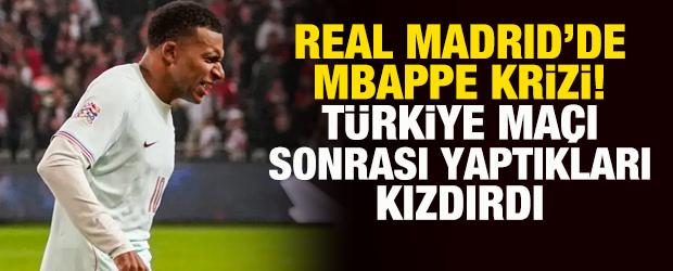 Mbappe&rsquo;nin T&uuml;rkiye ma&ccedil;ı sonrası yaptıkları Real Madrid&rsquo;i kızdırdı!