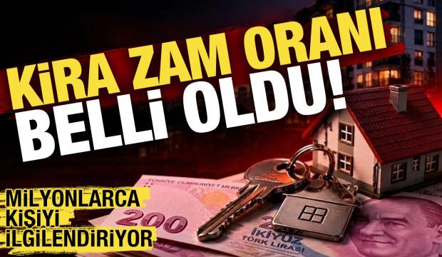 Milyonlarca kişiyi ilgilendiriyor: Kira zam oranı belli oldu!
