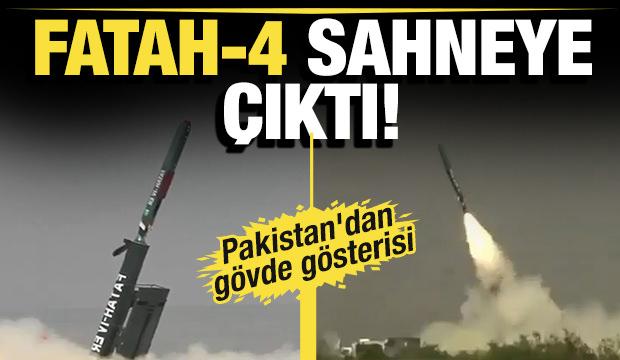 Pakistan'dan g&ouml;vde g&ouml;sterisi: Fatah-4 sahneye &ccedil;ıktı!
