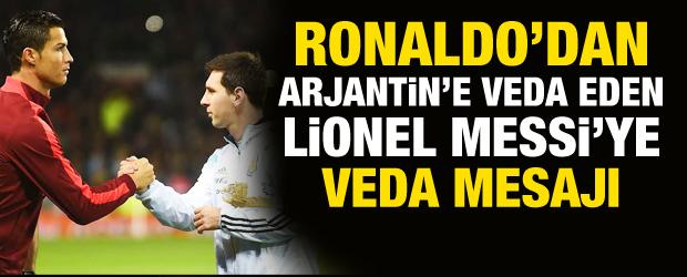 Ronaldo'dan Messi'ye veda mesajı!
