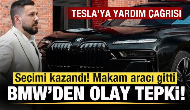 Se&ccedil;imi kazandı! BMW makam aracını geri &ccedil;ekti! Tesla'ya yardım &ccedil;ağrısı