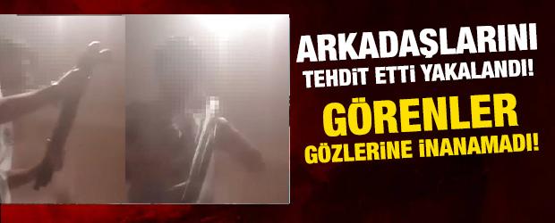 Sınıf arkadaşını silahla tehdit eden &ouml;ğrenci g&ouml;zaltına alındı