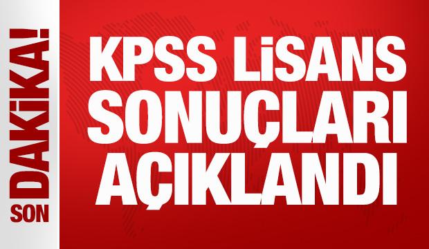 Son Dakika: 2026-KPSS lisans sonu&ccedil;ları a&ccedil;ıklandı