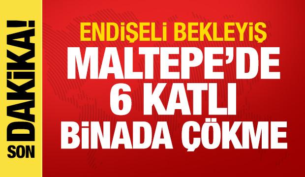 Son dakika haberi: Maltepe'de 6 katlı binada &ccedil;&ouml;kme