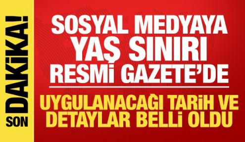 Sosyal medya d&uuml;zenlemesi Resmi Gazete'de yayımlandı: 1 Kasım'da ge&ccedil;erli olacak