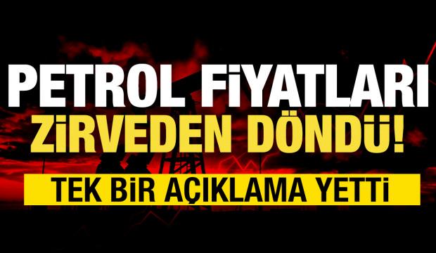 Tek bir a&ccedil;ıklama yetti: Petrol fiyatları zirveden d&ouml;nd&uuml;!