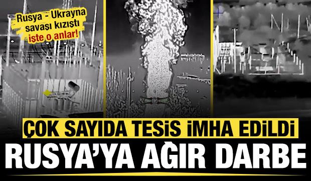 Ukrayna'dan Rusya'ya kritik darbe: Gaz ve elektrik tesisleri İHA'larla hedef alındı