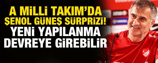 A Milli Takım'da Şenol G&uuml;neş s&uuml;rprizi! Yeni yapılanma devreye giriyor