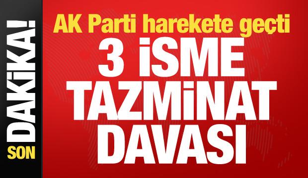 AK Parti'den Şaban Sevin&ccedil;, Timur Soykan ve Zeynel Emre'ye tazminat davası