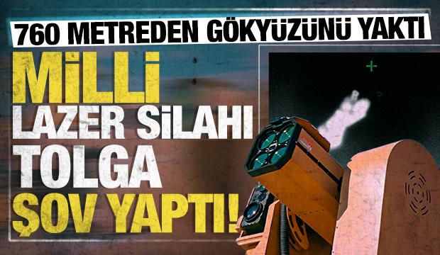 Ateş Serbest-2026'da MKE şov: Mill&icirc; lazer silahı TOLGA dronu k&uuml;l etti!