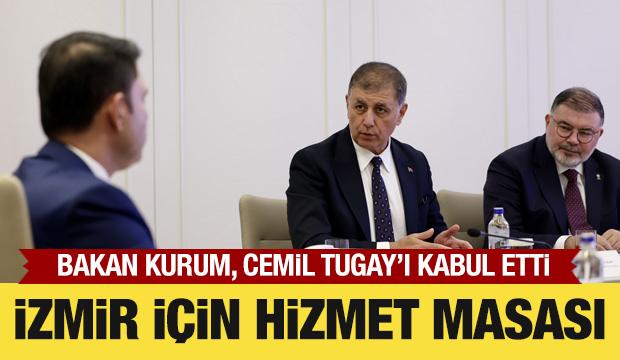 Bakan Kurum, Cemil Tugay ve AK Parti heyetini kabul etti