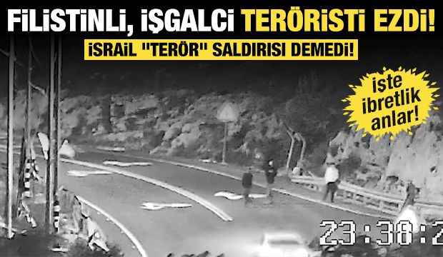 Batı Şeria'da işgalci provokasyonu: Filistinli s&uuml;r&uuml;c&uuml; ka&ccedil;arken bir İsrailliye &ccedil;arptı