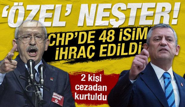CHP'de Aylin Nazlıaka, İlhan Cihaner, Selin Sayek B&ouml;ke'nin de olduğu 48 isim ihra&ccedil; edildi