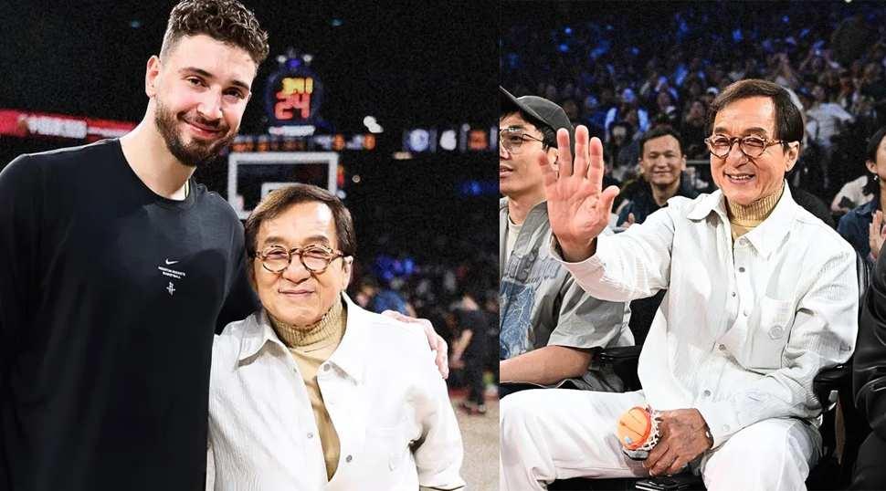 &Ccedil;ocukluk hayalini ger&ccedil;ekleştirdi! Alperen Şeng&uuml;n Jackie Chen ile buluştu