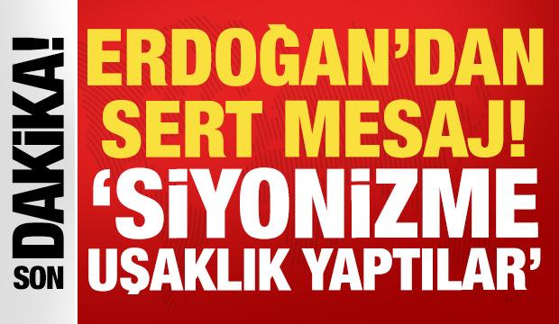 Cumhurbaşkanı Erdoğan'dan &ouml;nemli a&ccedil;ıklamalar: FET&Ouml; Siyonizme uşaklık yaptı