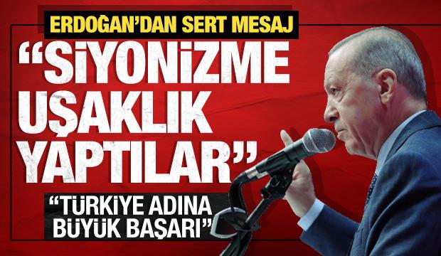 Cumhurbaşkanı Erdoğan'dan &ouml;nemli a&ccedil;ıklamalar: FET&Ouml; Siyonizme uşaklık yaptı