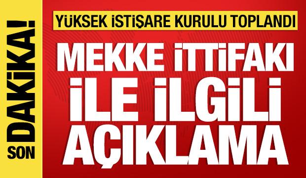 Cumhurbaşkanlığı Y&uuml;ksek İstişare Kurulu sonrası a&ccedil;ıklama