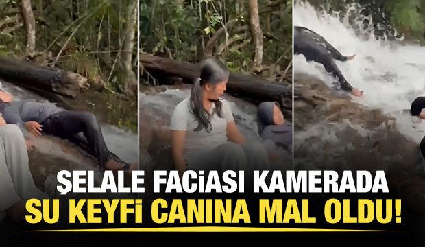 Endonezya&rsquo;da şelale faciası: Gen&ccedil; kadın metrelerce y&uuml;kseklikten d&uuml;şerek can verdi