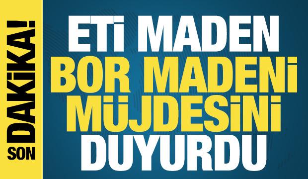 Eti Maden: Bor madeni 1 milyar 560 milyon dolar satışla tarihi bir rekor kırılacak